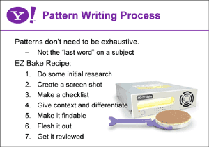 Pattern Writing Process