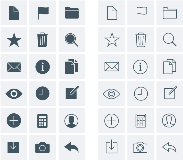 Optimizing UI icons for faster recognition - Boxes and Arrows