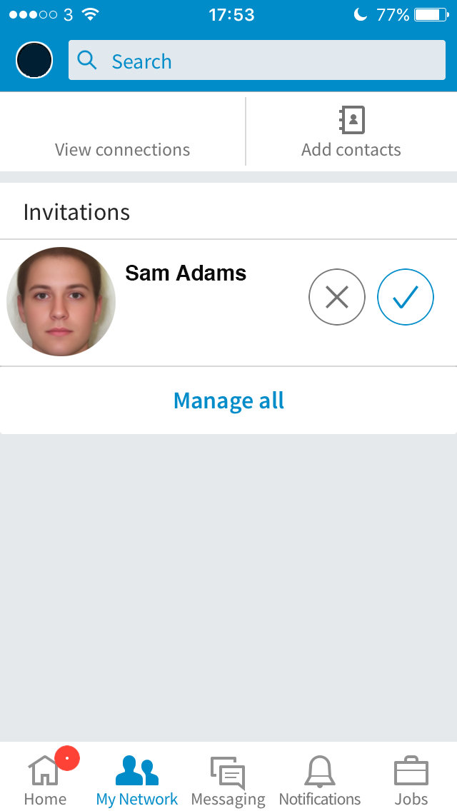 can you send messages through linkedin