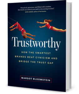 Book cover for Trustworthy by Margot Bloomstein